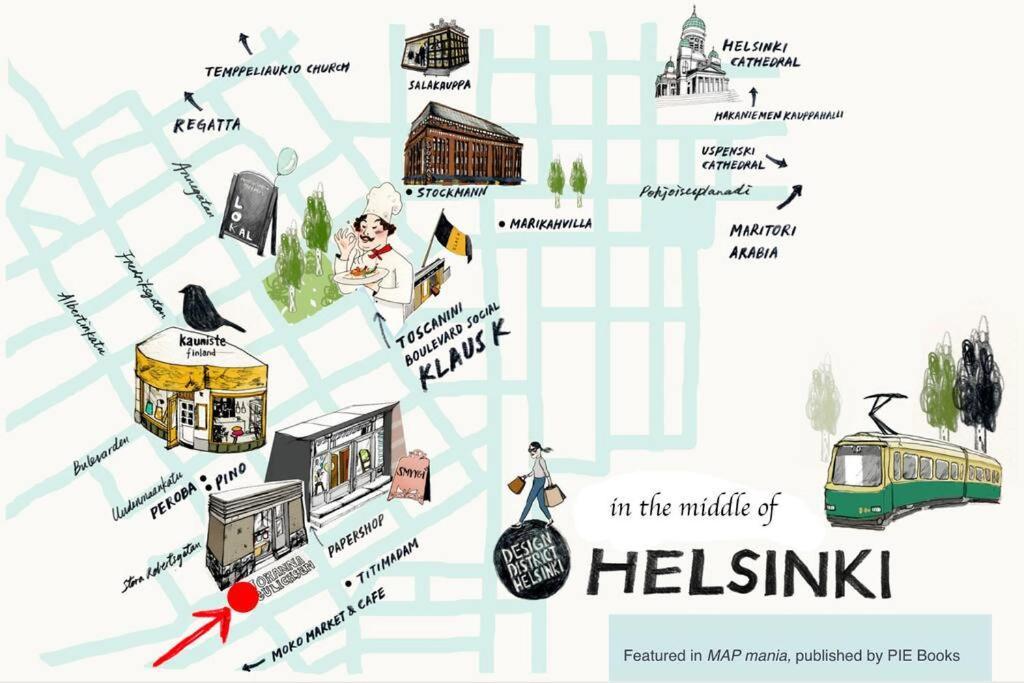 Scandinavian 2-Rooms Apartment City Center Helsínquia Exterior foto
